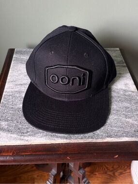 Ooni Black Embroidered Hat - Never Worn